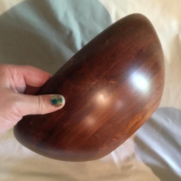 Wooden Bowl Serving Pieces ~ Vintage - Picture 2 of 7